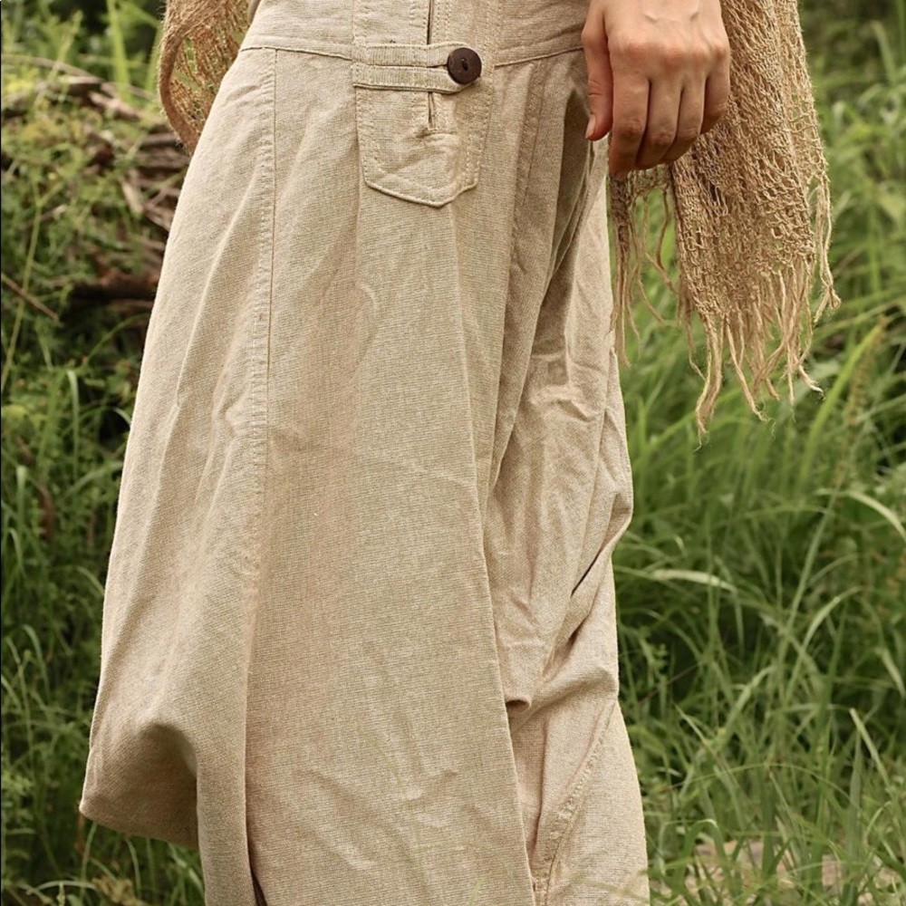 yoga harem pants nepali cotton coconut xs boho